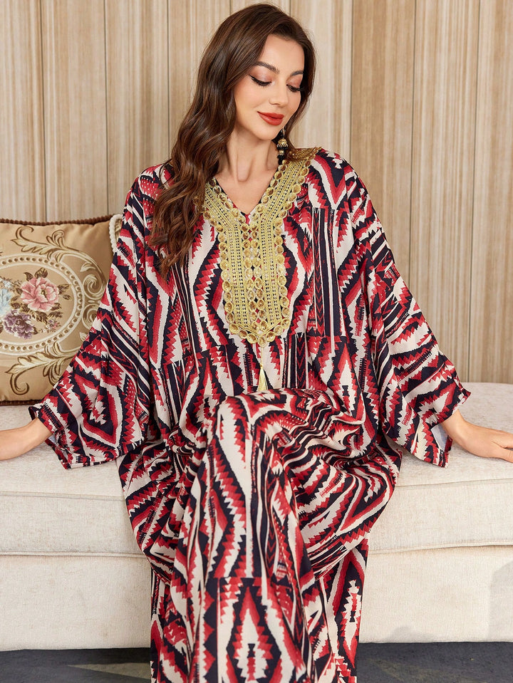 Set caftan și jalabiya SHEIN, mix culori