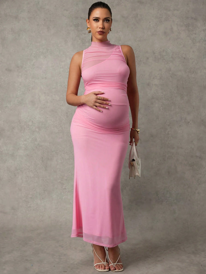 Rochie maxi SHEIN, roz