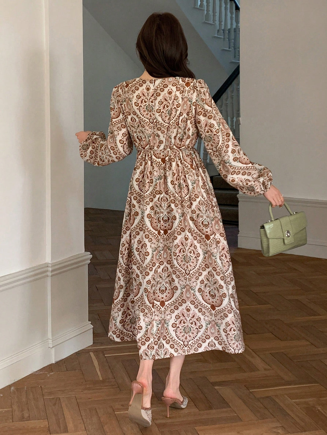 Rochie midi SHEIN, roșu