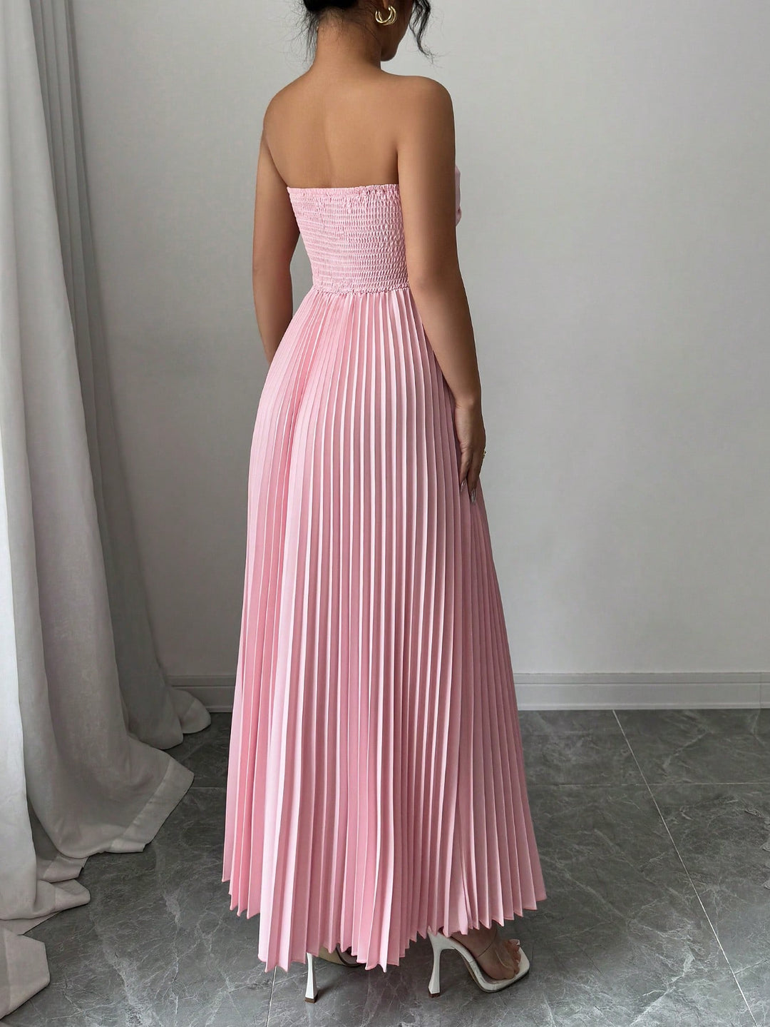 Rochie maxi SHEIN, roz