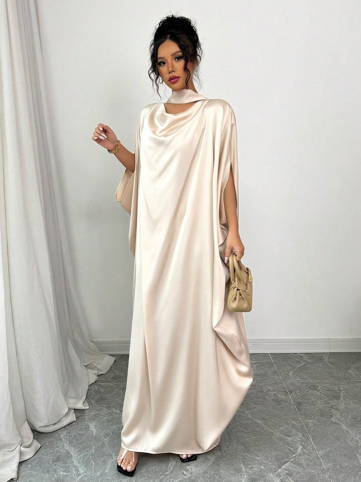 Rochie maxi SHEIN, bej