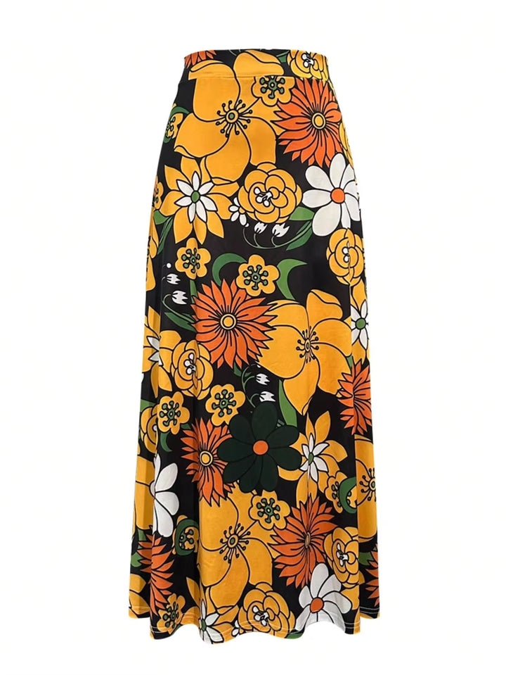 Fustă maxi SHEIN, mix culori