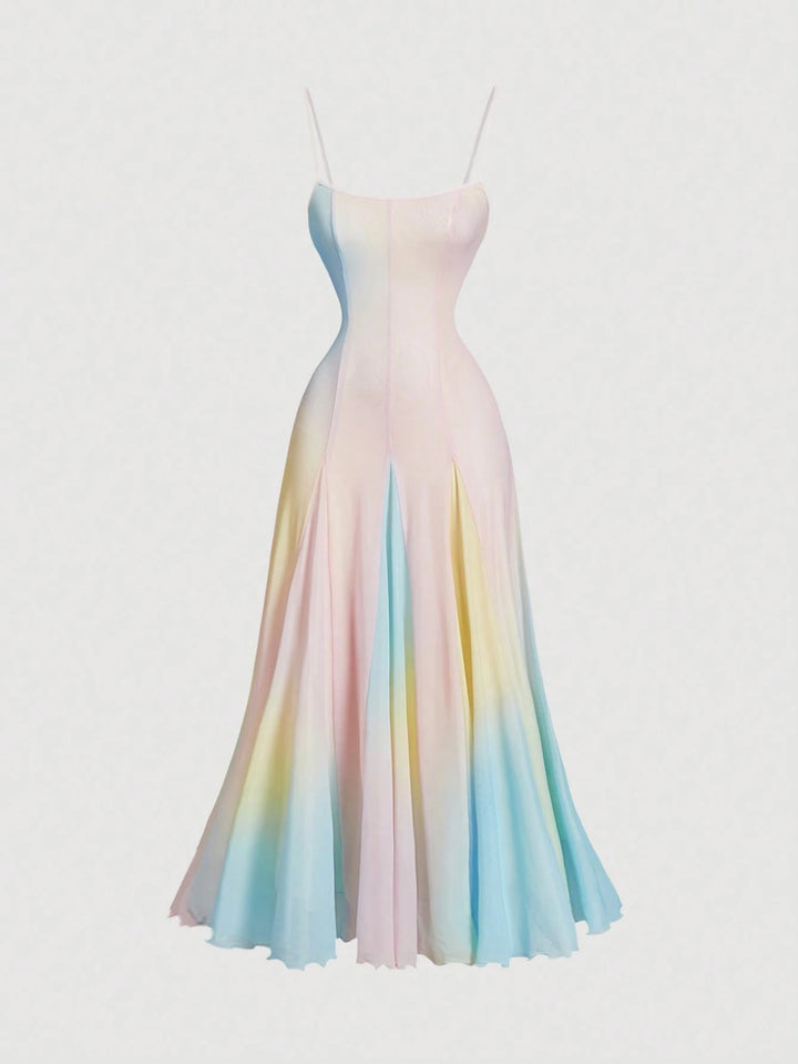 SHEIN maxi dress, mixed colors