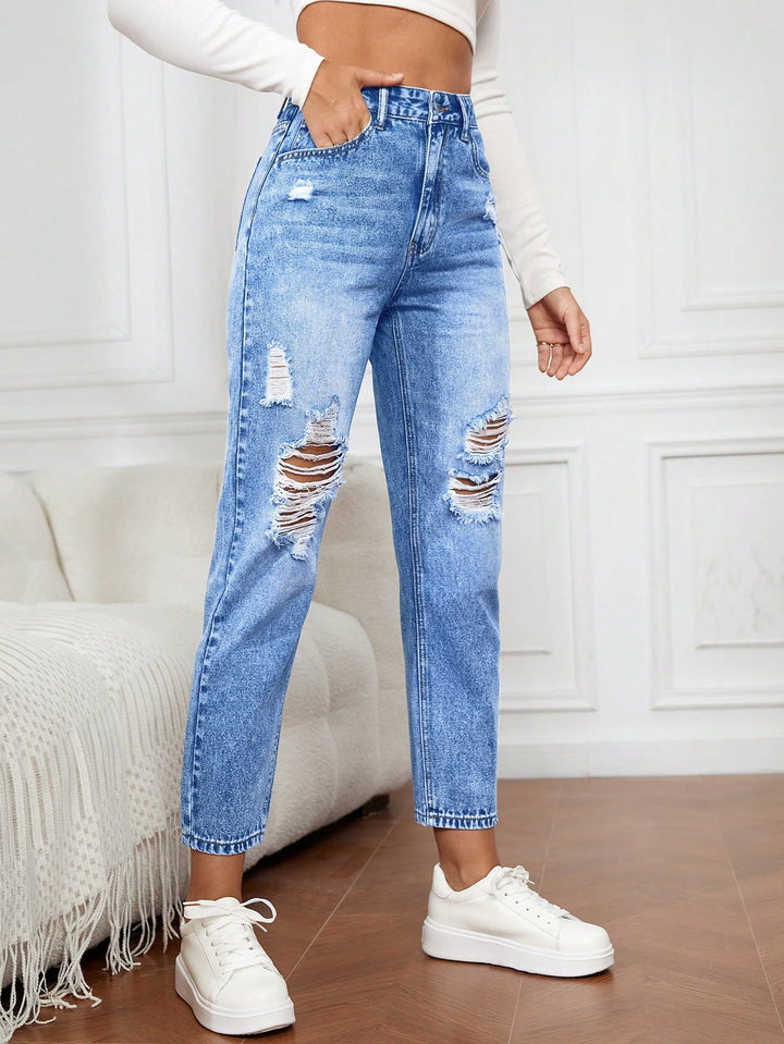 Jeans SHEIN, albastru