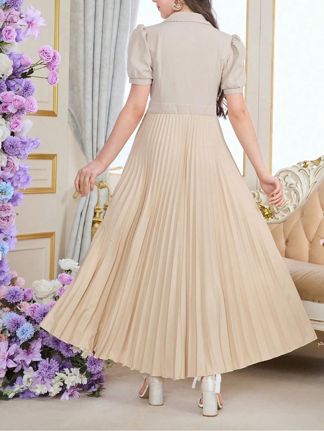 Rochie SHEIN, crem