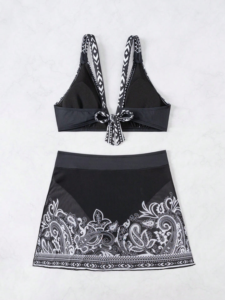 Set bikini SHEIN, negru
