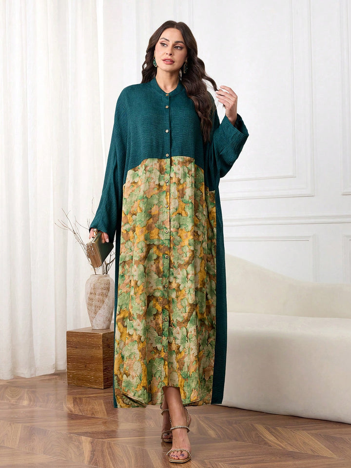 Rochie maxi SHEIN, mix culori