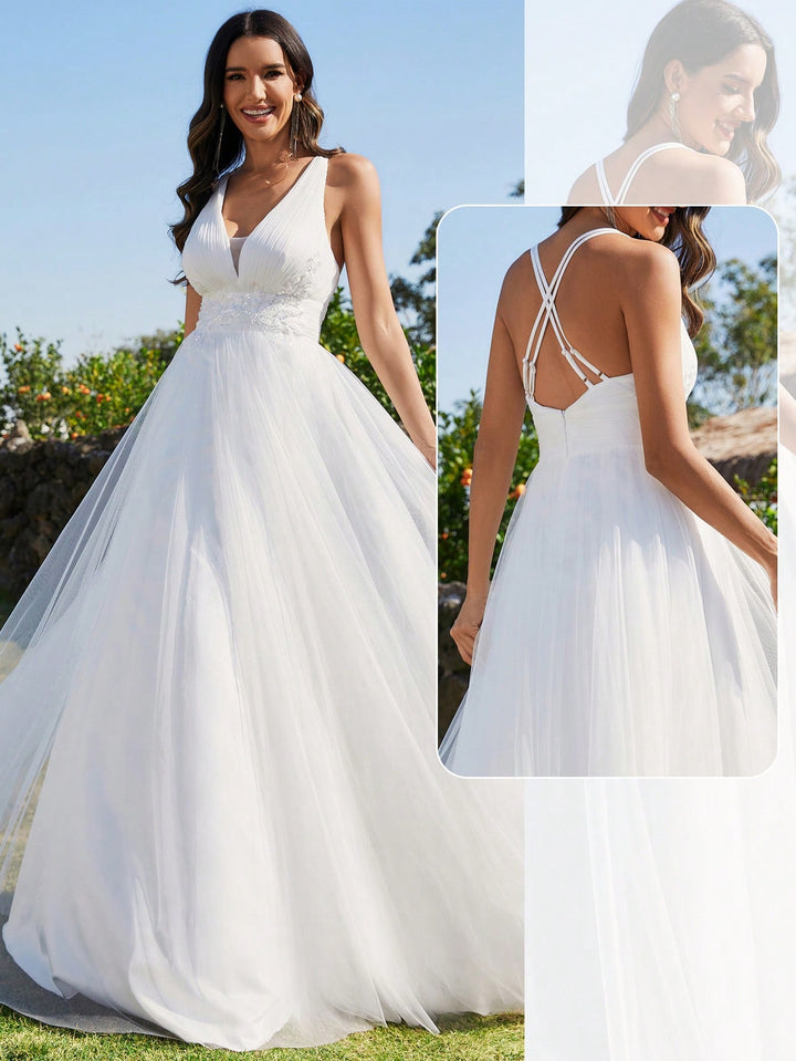 Rochie de mireasă SHEIN, alb
