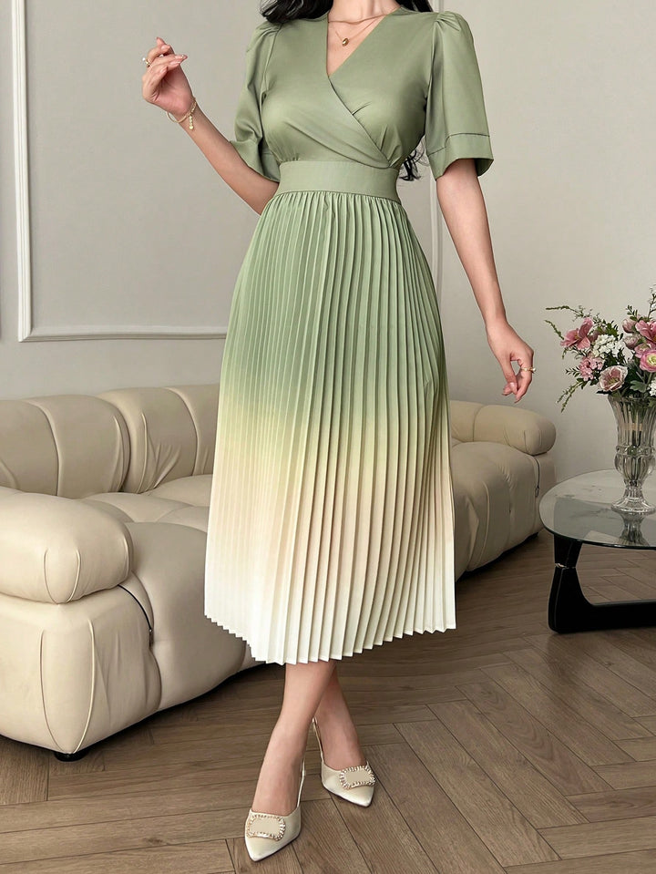 Rochie midi SHEIN, verde