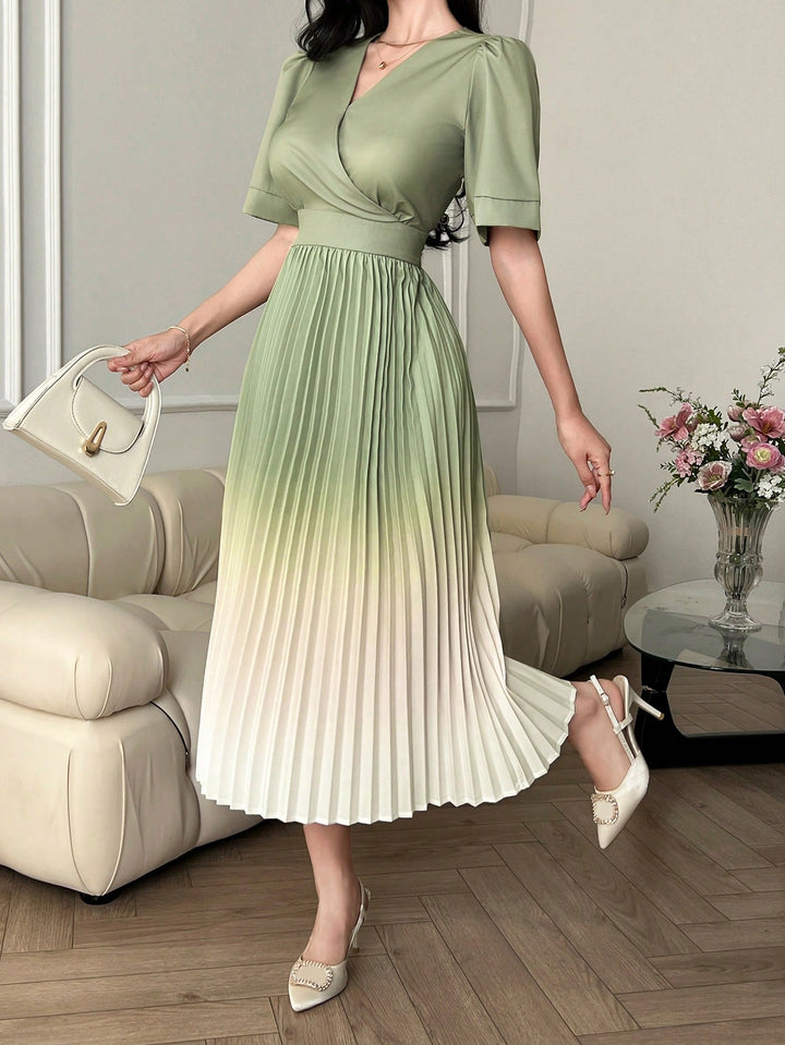 Rochie midi SHEIN, verde