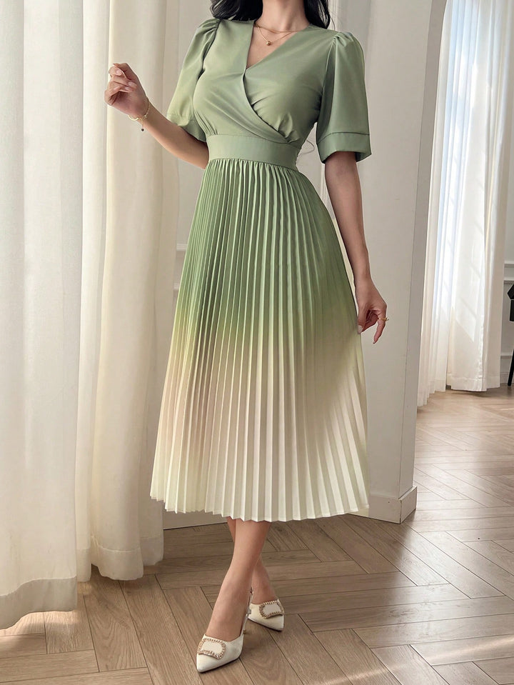 Rochie midi SHEIN, verde