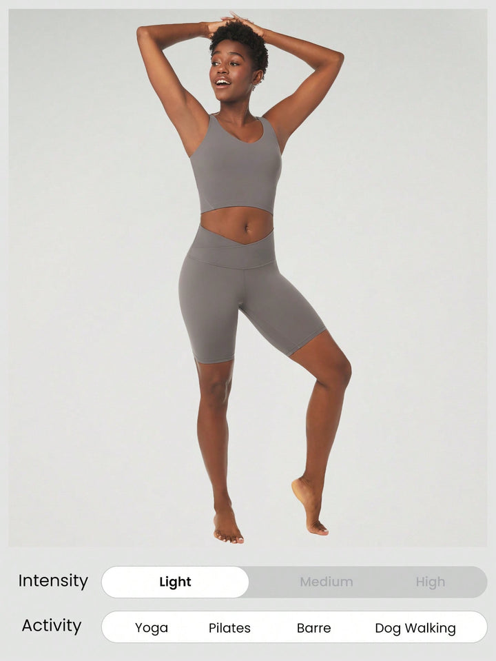 SHEIN sportmelltartó, szürke