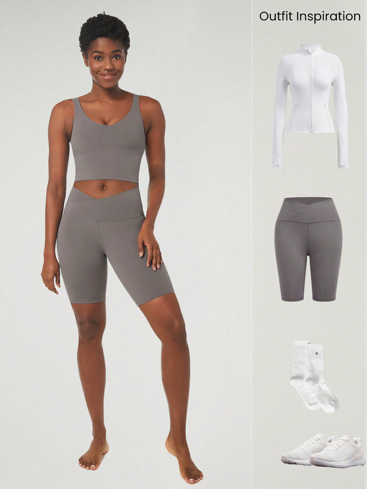 SHEIN sportmelltartó, szürke