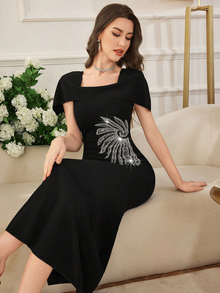Rochie maxi SHEIN, negru