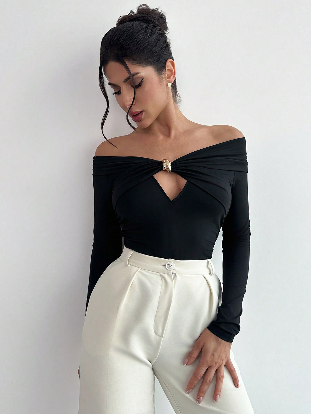 SHEIN body, fekete