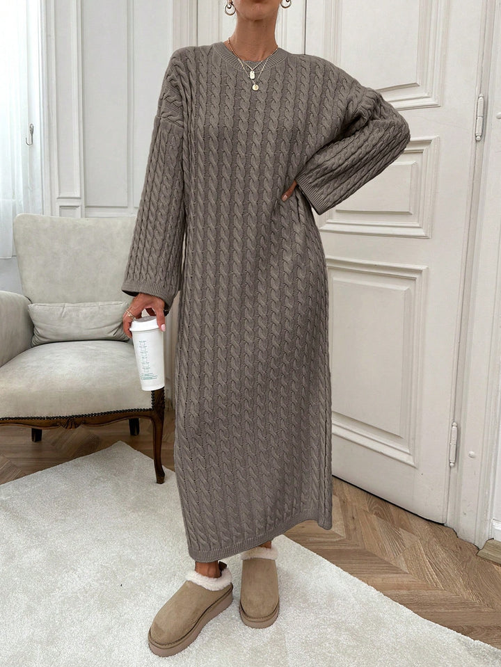 Rochie maxi SHEIN, maro