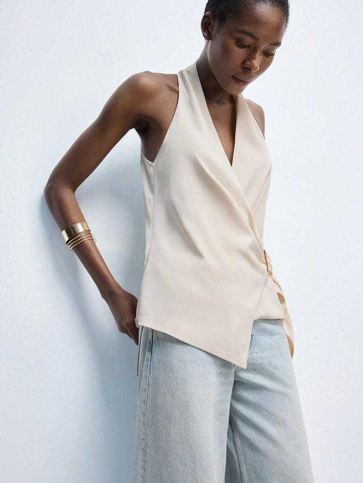 Top SHEIN, portocaliu