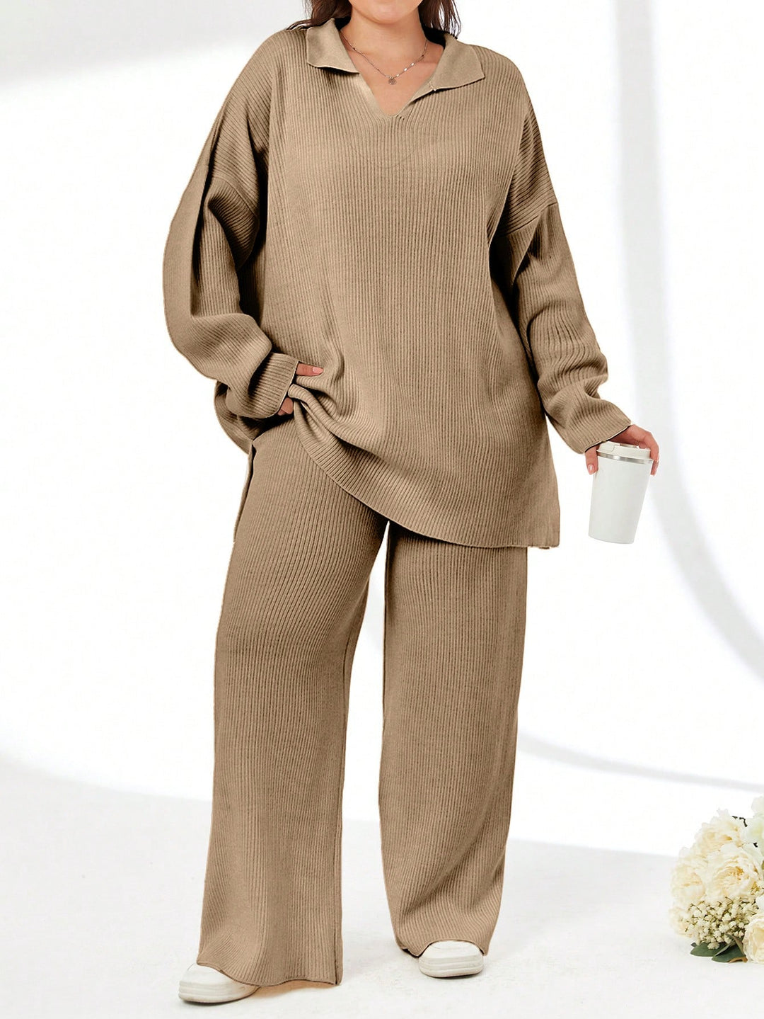 SHEIN együttes, barna