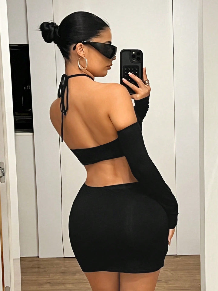 Rochie mini SHEIN, negru
