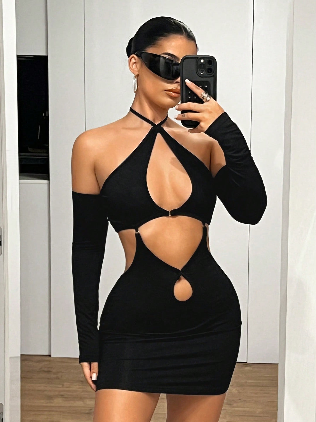 Rochie mini SHEIN, negru