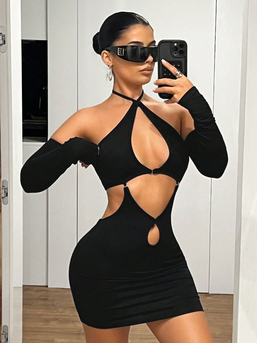 Rochie mini SHEIN, negru