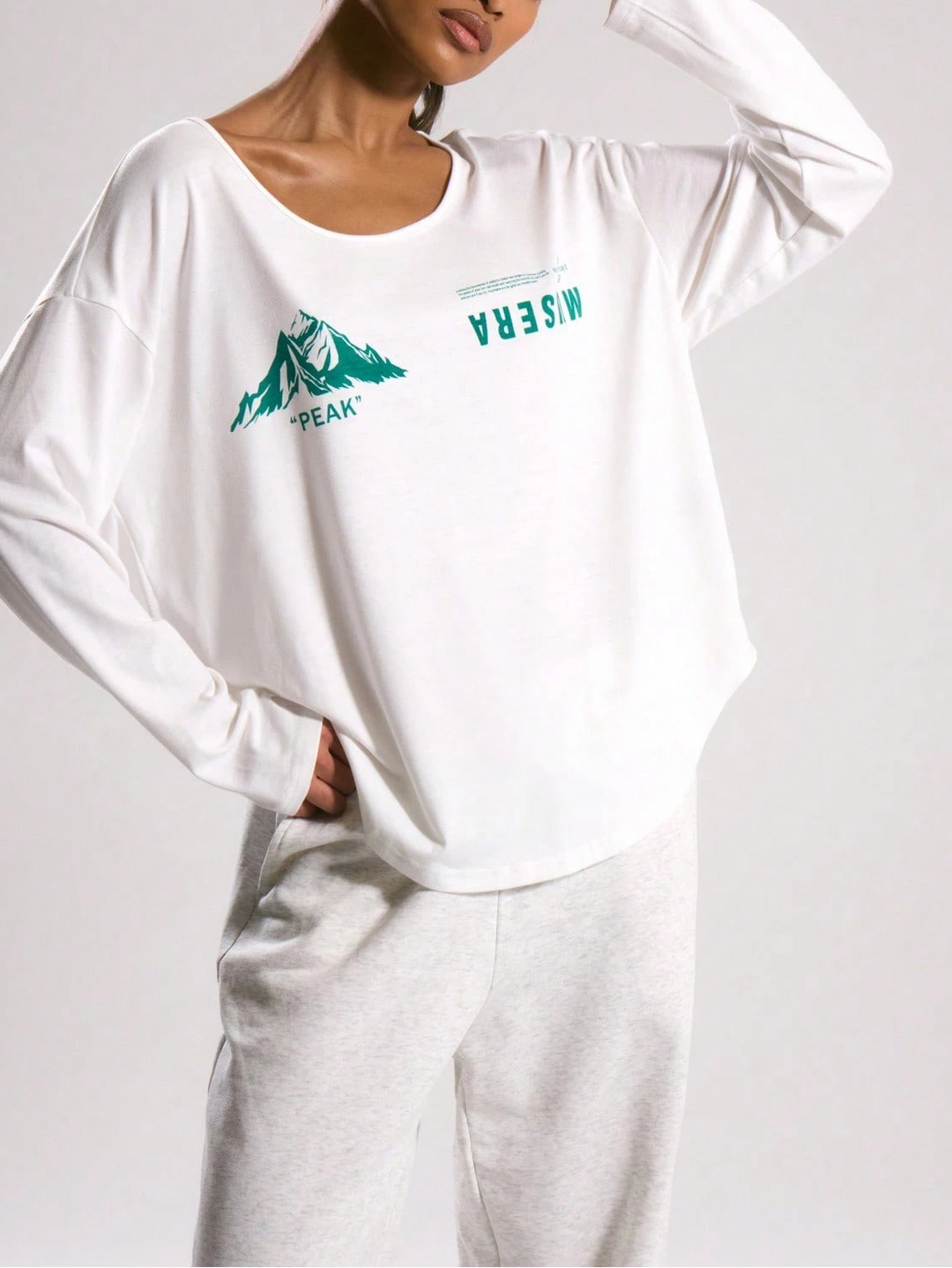Shein blúz, fehér