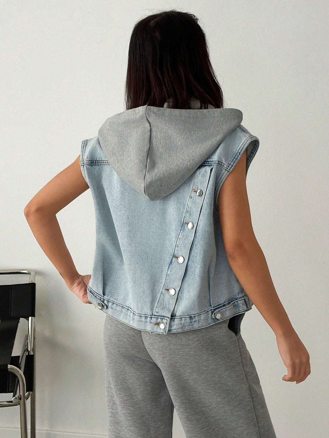 SHEIN farmer mellény, kék