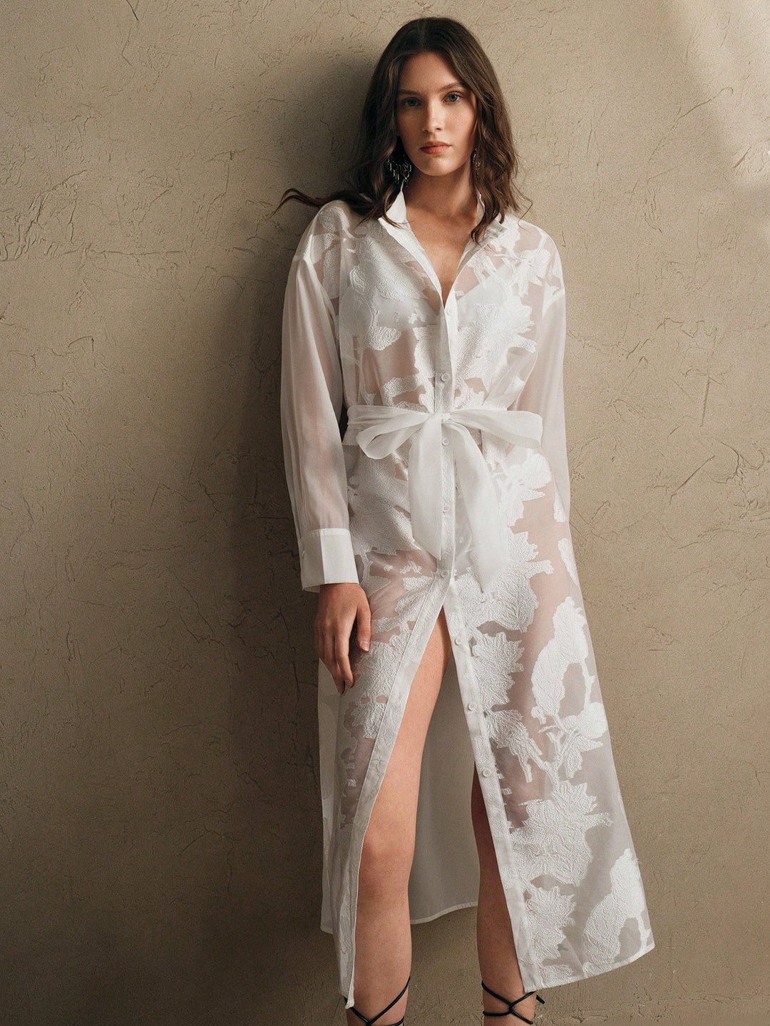 Kimono SHEIN, alb