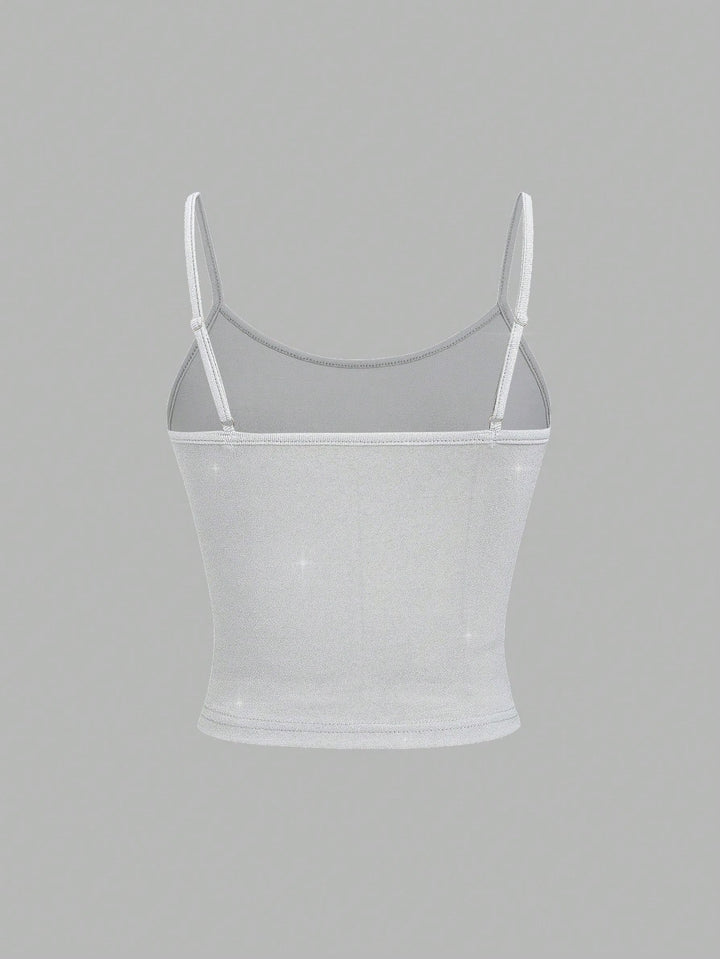 SHEIN top, ezüst