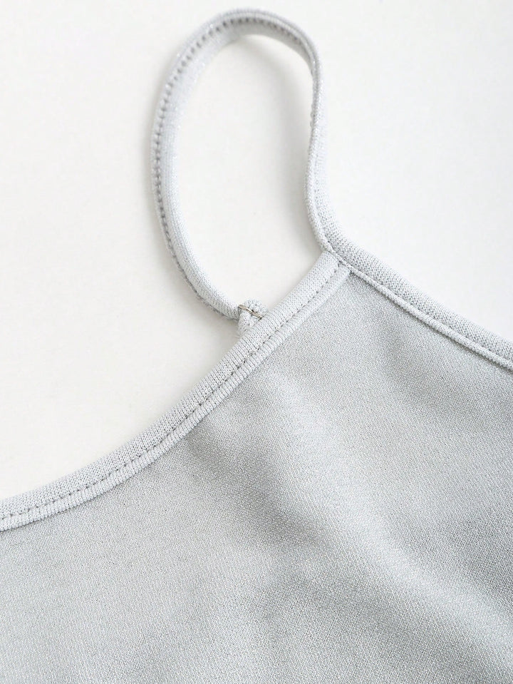 SHEIN top, ezüst
