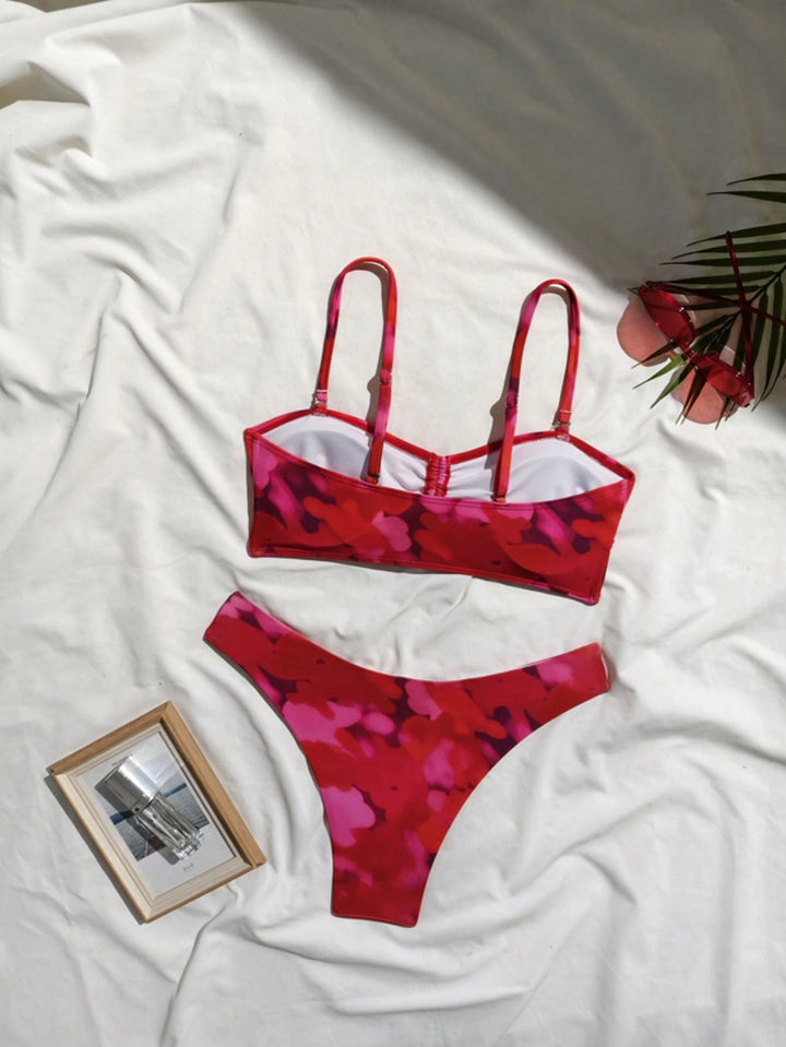 Set bikini SHEIN, roșu