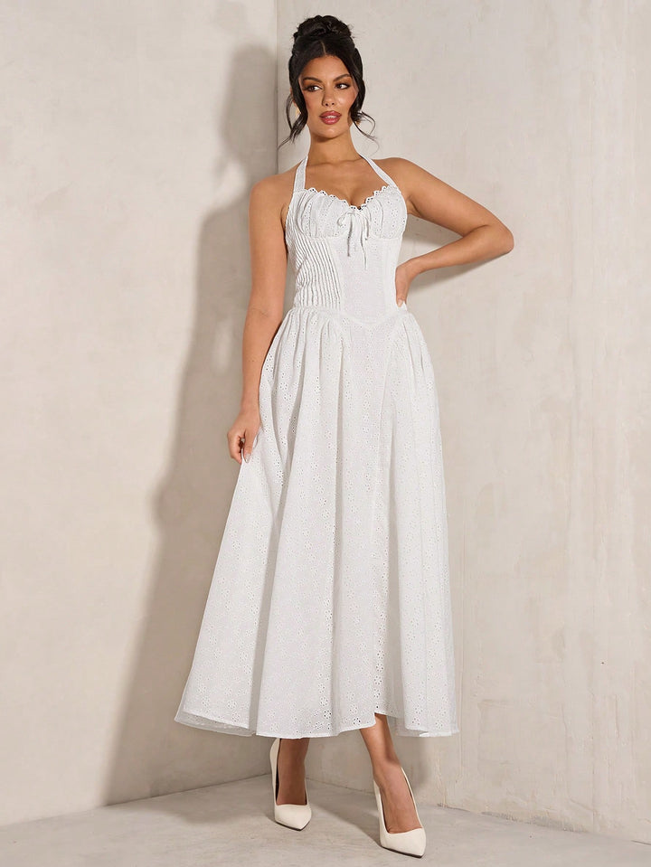 Rochie maxi SHEIN, alb