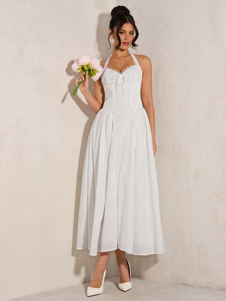 Rochie maxi SHEIN, alb
