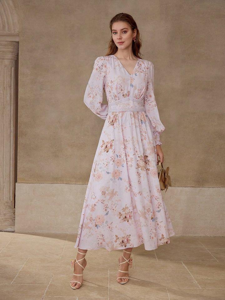 Rochie maxi SHEIN, roz