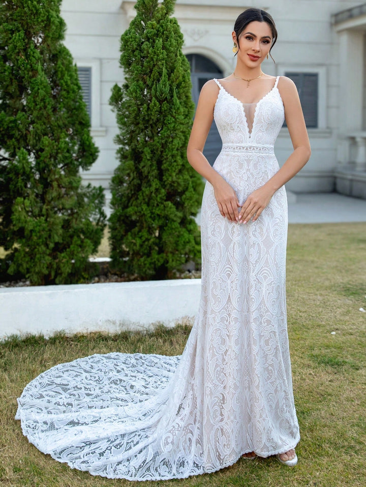 Rochie de mireasă SHEIN, alb