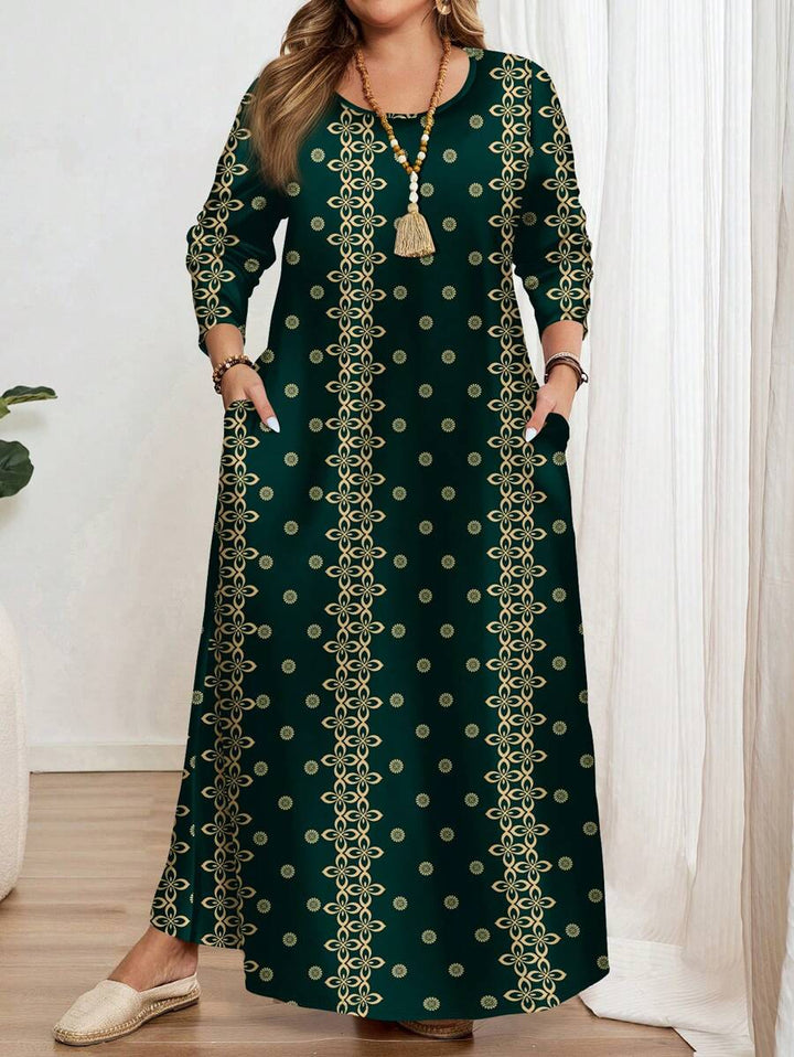 Rochie maxi SHEIN, verde