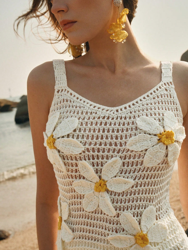 SHEIN krém színű strandruha szett