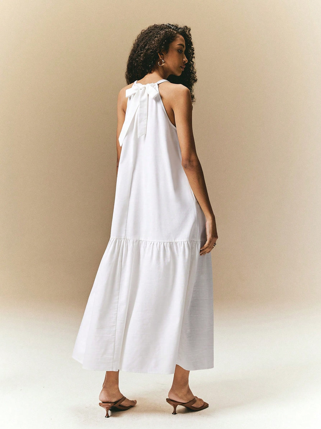 Rochie maxi SHEIN, alb