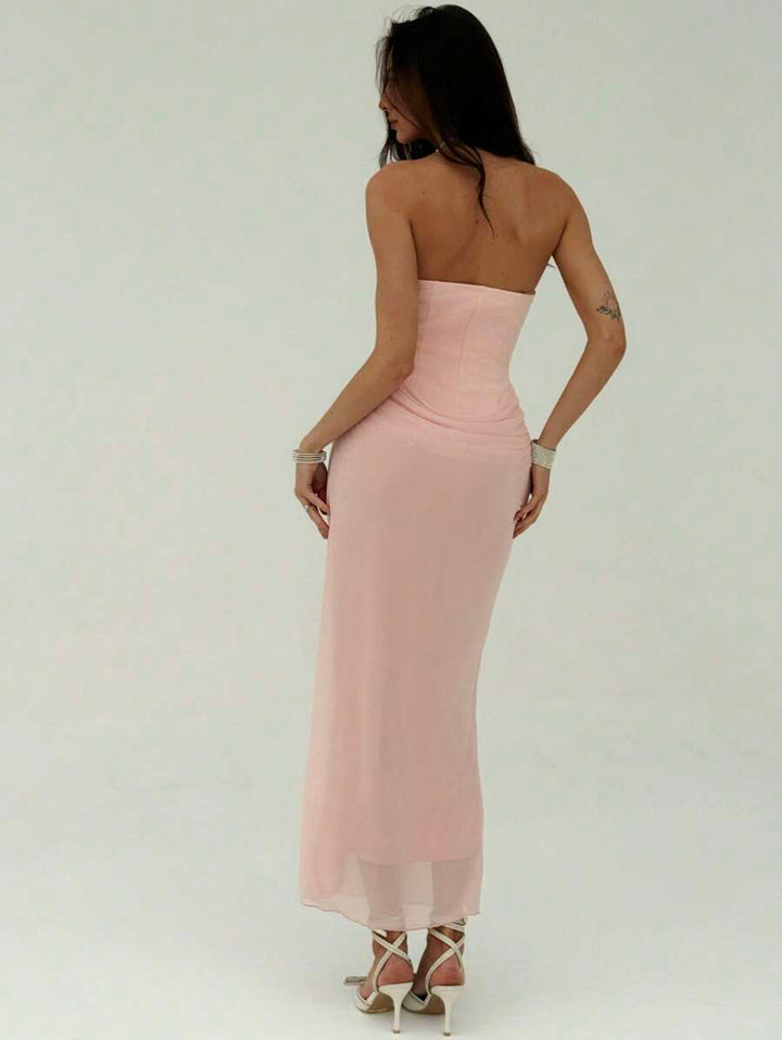 Rochie maxi SHEIN, roz