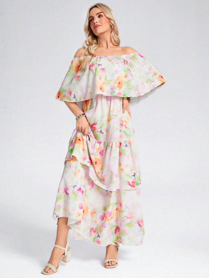 Rochie maxi SHEIN, roz