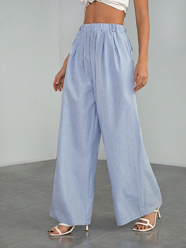 Pantaloni SHEIN, albastru