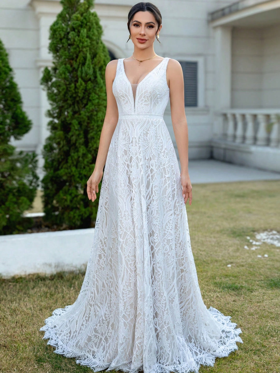 Rochie de mireasă SHEIN, alb