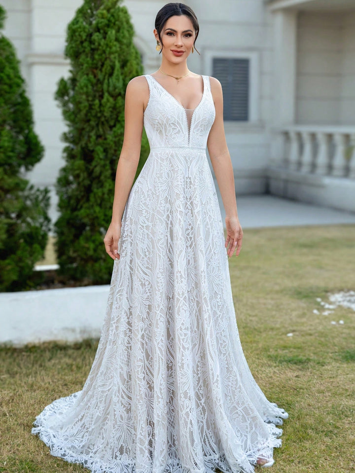 Rochie de mireasă SHEIN, alb
