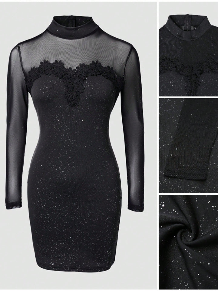 Rochie scurtă SHEIN, negru