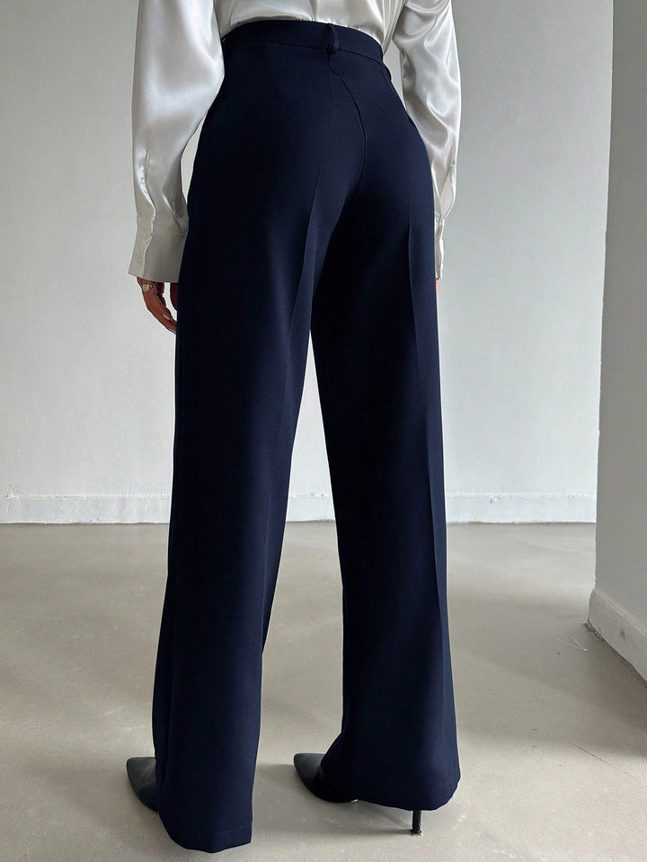 Pantaloni SHEIN, bleumarin