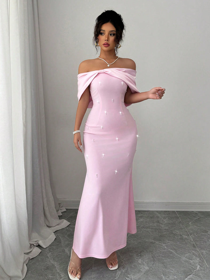 Rochie maxi SHEIN, roz