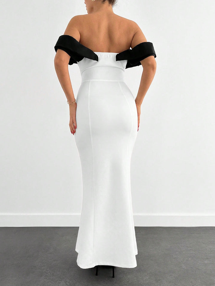 Rochie maxi Shein, alb