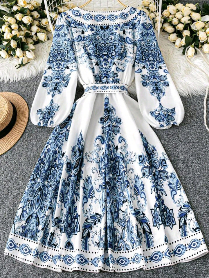 Rochie midi SHEIN, albastru