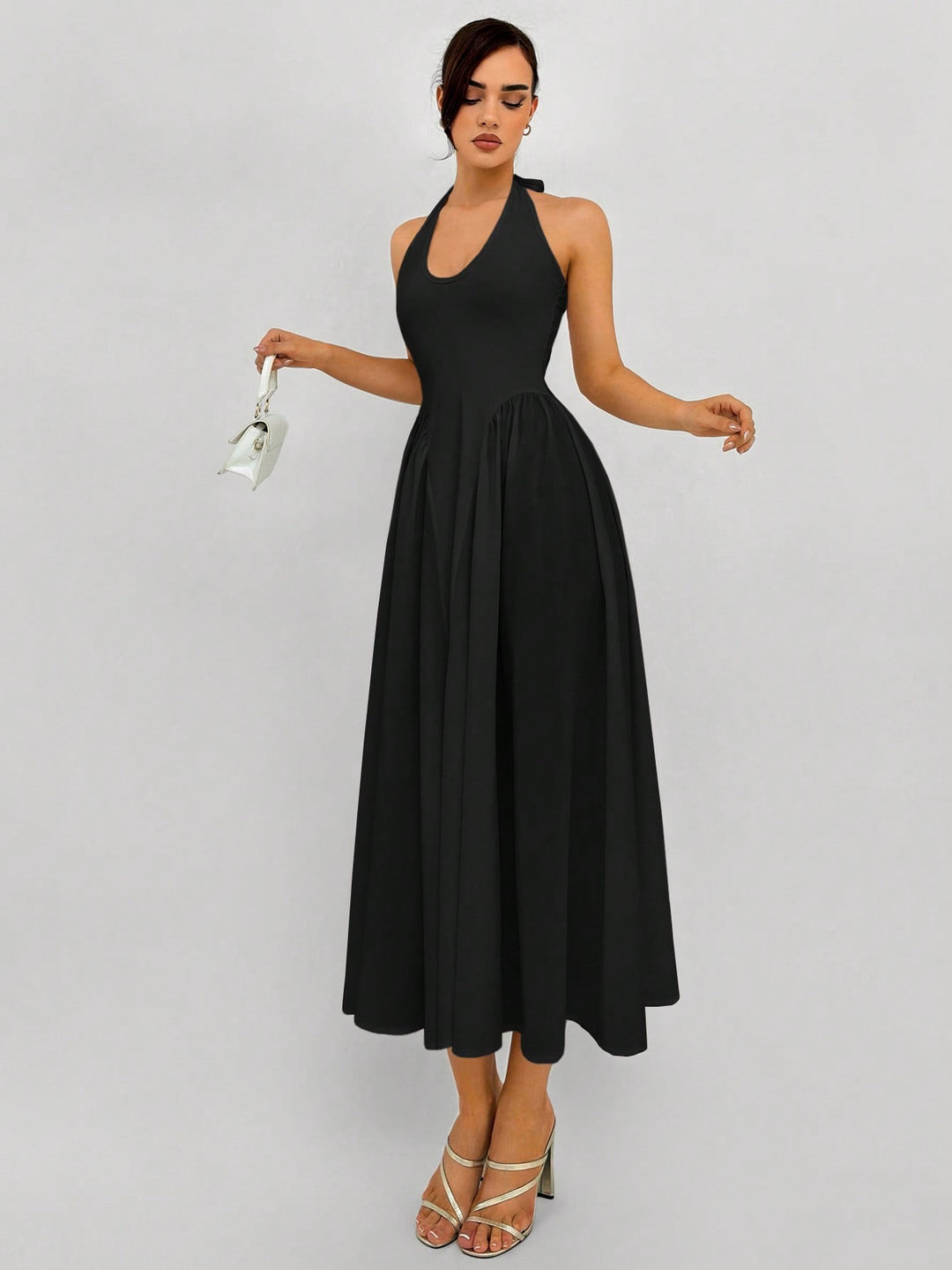Rochie maxi SHEIN, negru