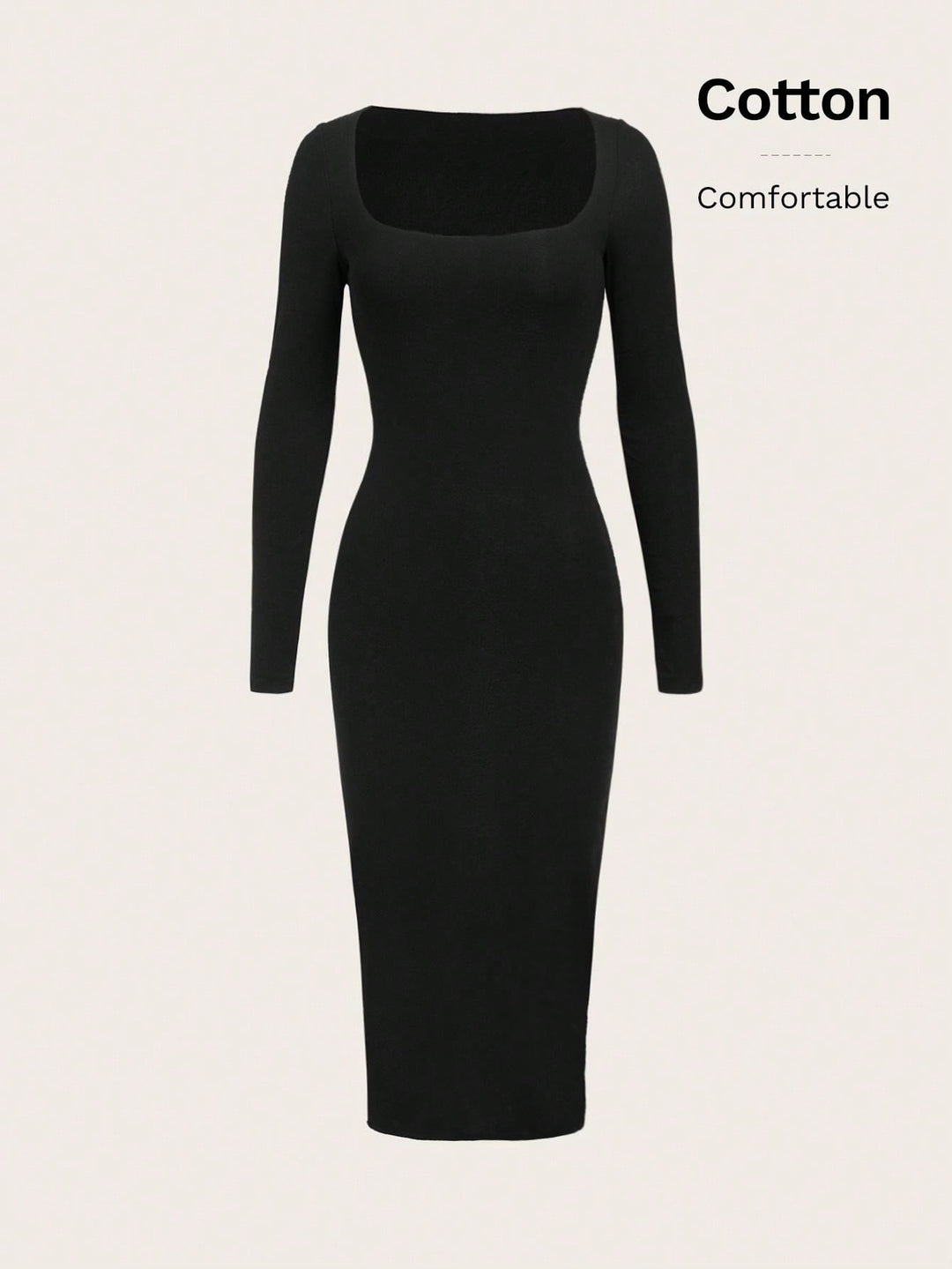 Rochie midi SHEIN, negru
